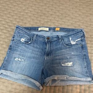 Pilcro Distressed  Denim Cut-Off Women’s Shorts from Anthropologie, Size 31